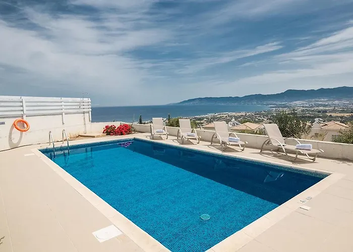 Tavrou Enas - Stunning 3 Bedroom Latchi With Pool With Panoramic * Néo Horió